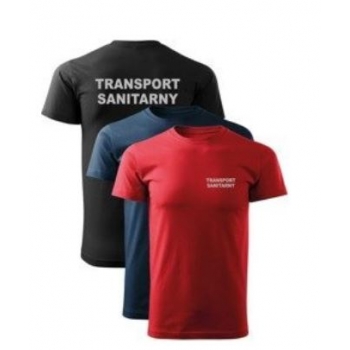 TRANSPORT SANITARNY koszulka z nadrukiem
